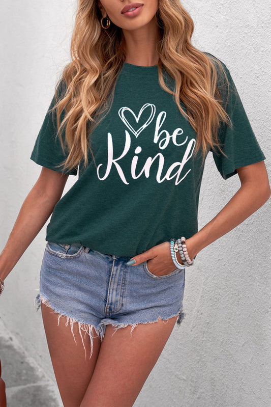 Forest Green Be Kind Tee