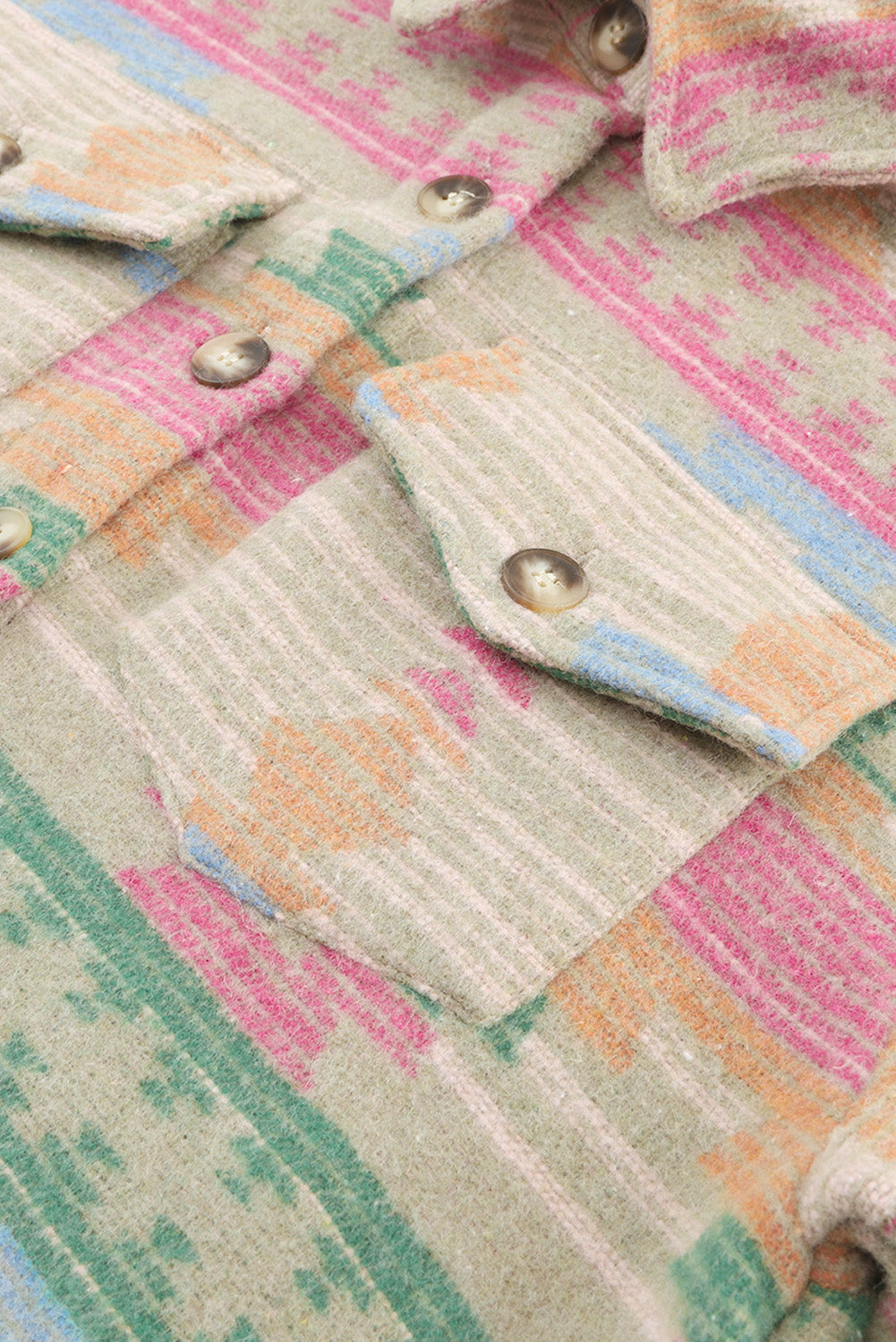 Pastel Western Aztec Shacket