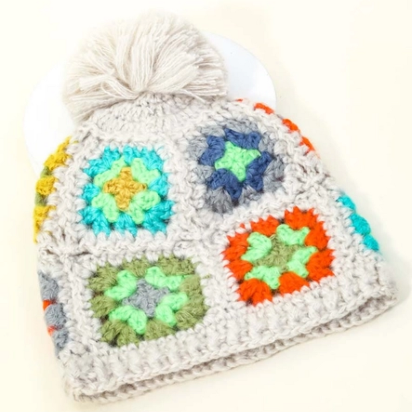 Granny Square Beanie