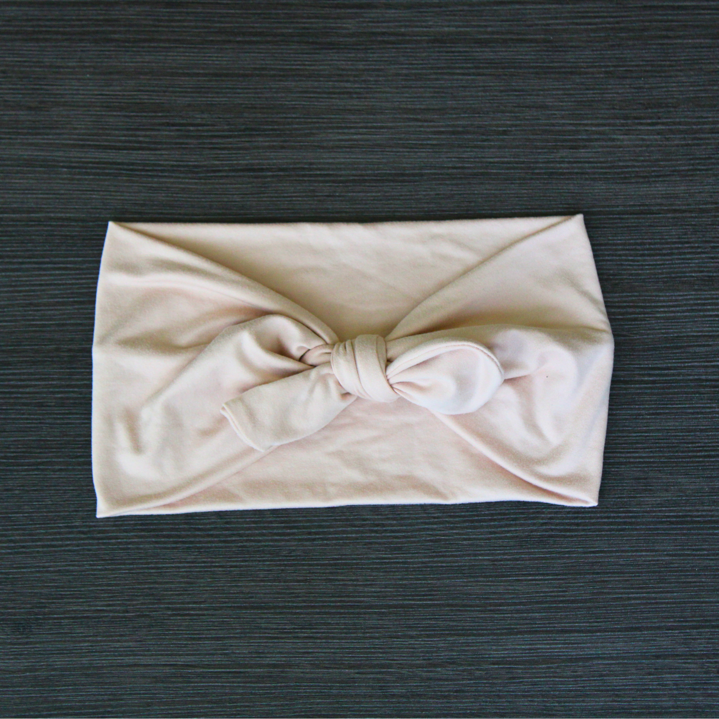 Creamy Beige Headhug-Faux Bow