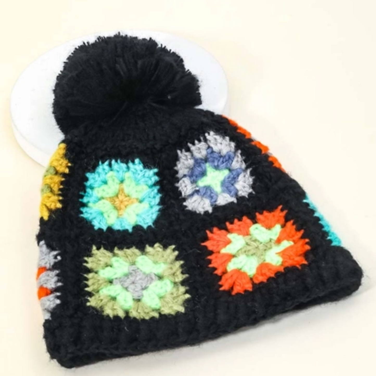 Granny Square Beanie