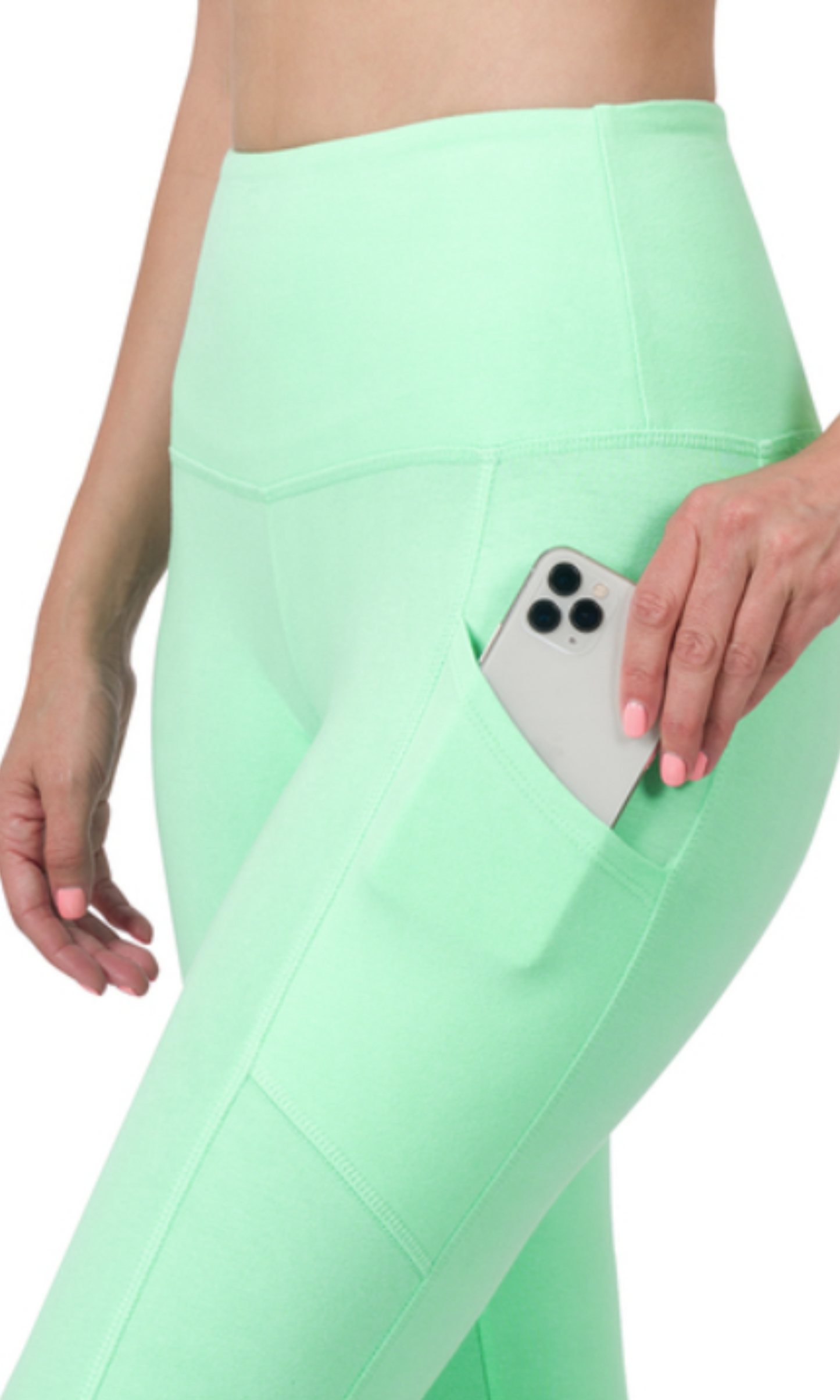 Ultra Cotton Pocket Leggings in Mint – The Strawberry Finch