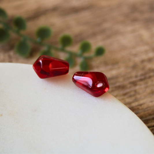 Pomegranate Seed Earrings