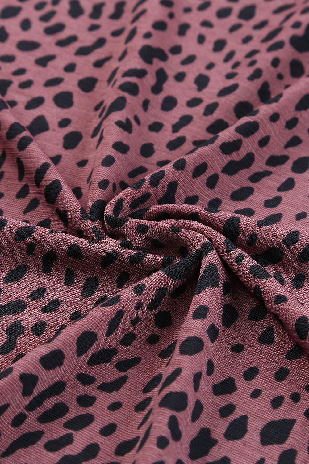 Mauve Cheetah Print Stretchy Tee