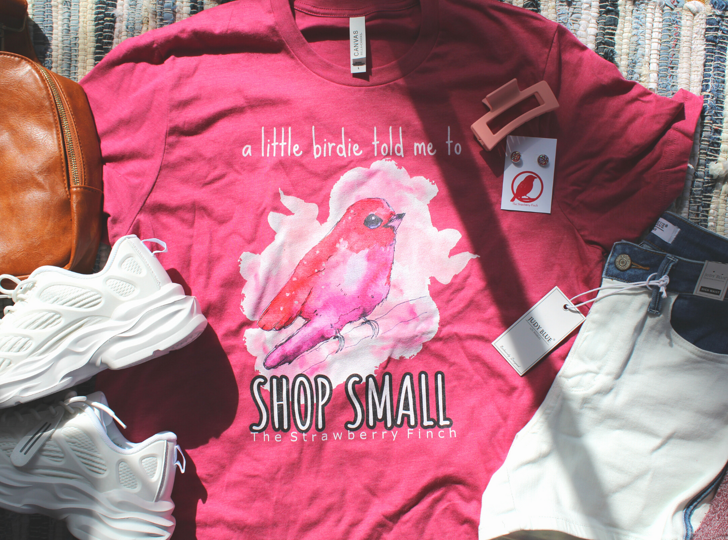 Shop Small Strawberry Finch Tee