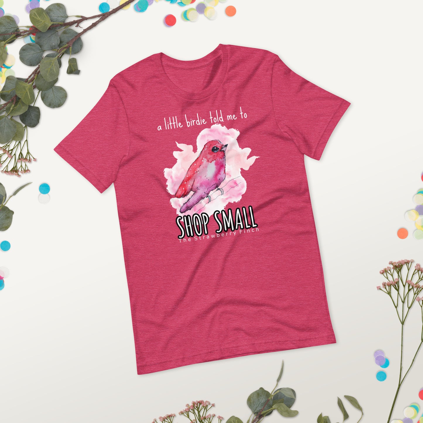 Shop Small Strawberry Finch Tee